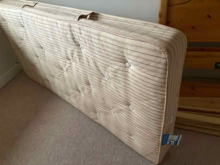 Photo of free Single pine bed frame (Wheatley OX33) #4
