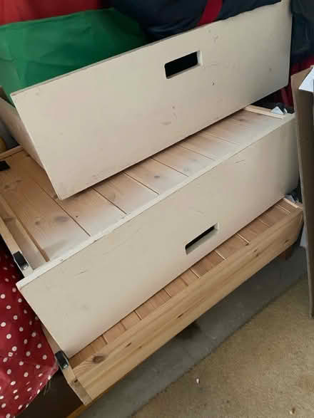Photo of free Under bed wooden drawers x 3 (BA2) #1