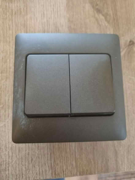 Photo of free Double wall light switch in dark brown (Emerson Valley MK4) #1