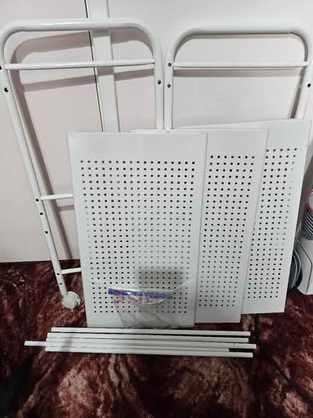 Photo of free White metal trolley (GU21) #2