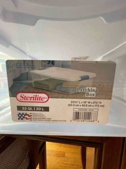 Photo of free Flat, Long Storage Bins (Professorville) #1