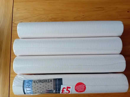 Photo of free 4 Rolls Cream Textured Wallpaper (Glenleigh Park TN39) #1