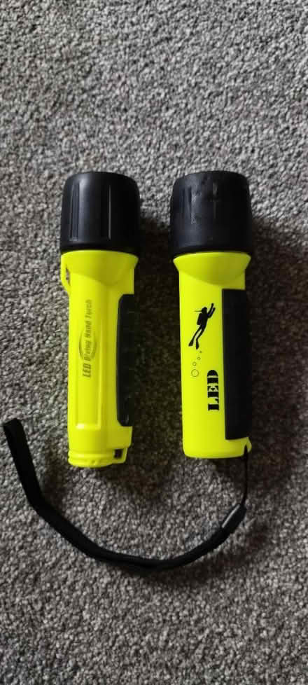 Photo of free 2 x waterproof led torches (Kingsway Bath) #1