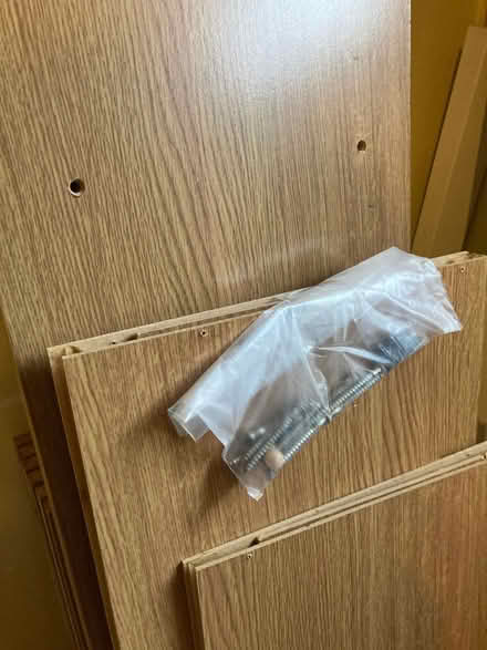 Photo of free IKEA Billy Bookcase tall pine effect (High Green S35) #2