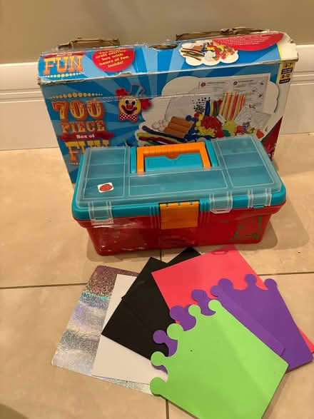 Photo of free Craft box & craft materials / stuff (Southfields SW19) #2