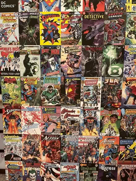 Photo of free A2 side canvas - comic covers (Trumpington CB2) #1