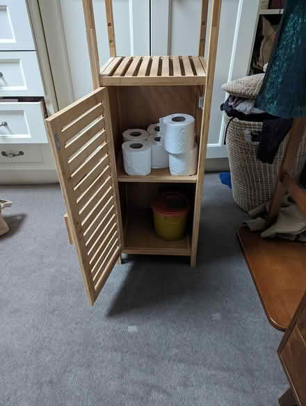 Photo of free Tall bathroom cabinet (Dalkey, near Coliemore) #2