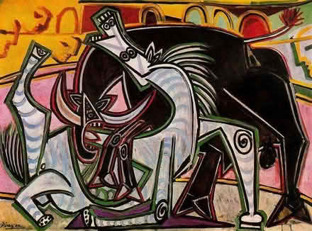 Photo of free Poster of Picasso Bullfight painting (Streatham Park SW16) #1