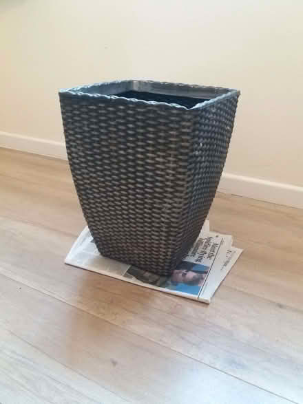 Photo of free Garden plant pot / planter (plastic) 12 x 12 x 16 inch (Malvern Wells WR14) #1