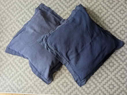 Photo of free Two blue cushions (Penge SE20) #1