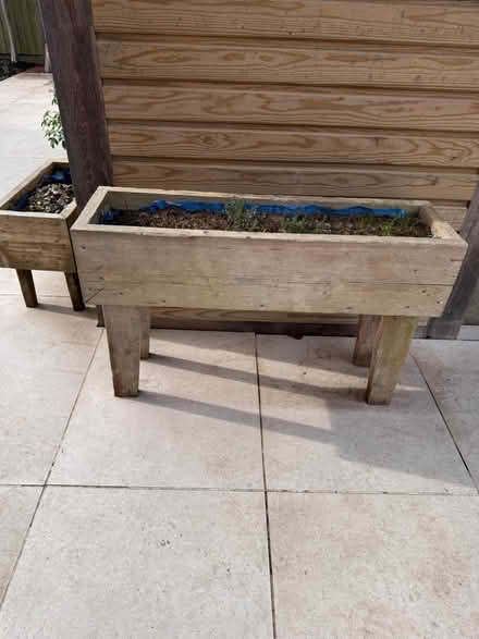 Photo of free 4x wooden planters (Goring RG8) #1