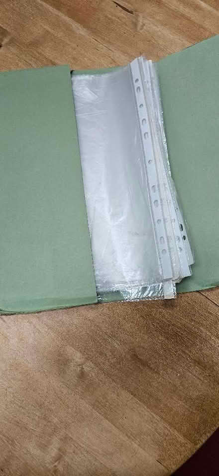 Photo of free About 50 plastic pockets for ring binders. A4 (Heaton Norris SK4) #1