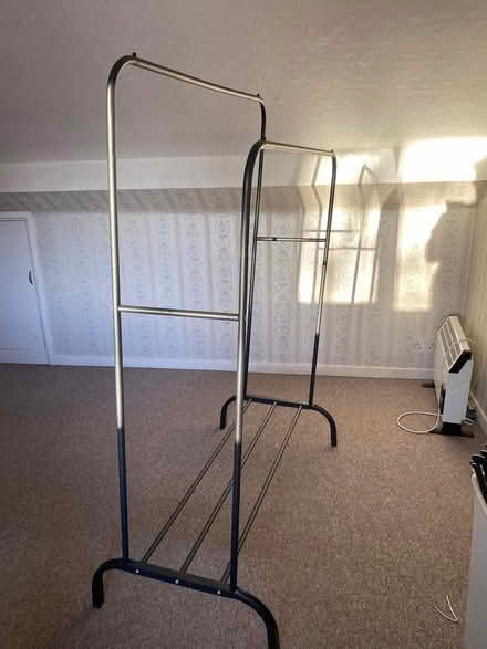 Photo of free Double clothes rail (Courthouse Green CV6) #2