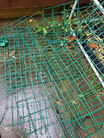 Photo of free 'Omlet' brand metal poles (Barnard's Green WR14) #2