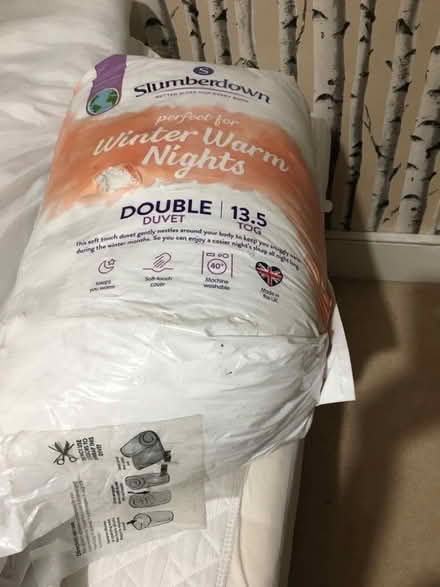 Photo of free 2 Double synthetic duvet - both clean and good state (North Cheam KT4) #1