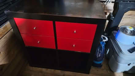 Photo of free 2 x black ikea kallax units (one with draws) (Twerton) #1
