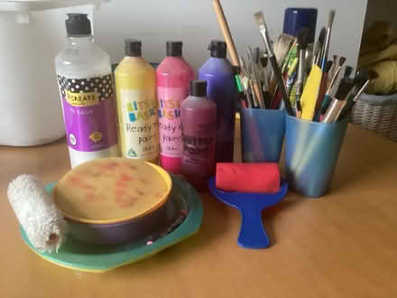Photo of free Kids paints glue and brushes (New Hinksey OX1) #1