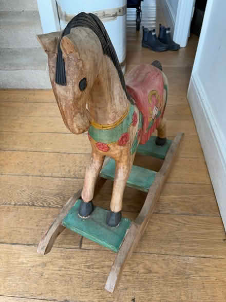 Photo of free Vintage wooden rocking horse (Southfields) #2