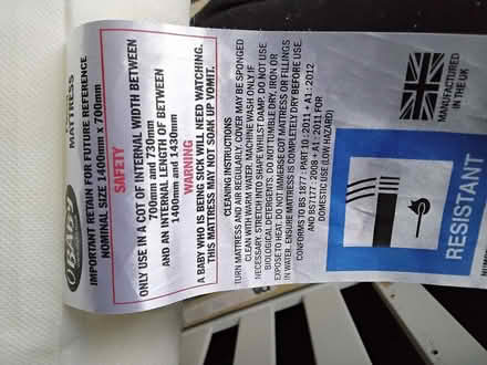 Photo of free Cotbed (Bordon GU35) #4