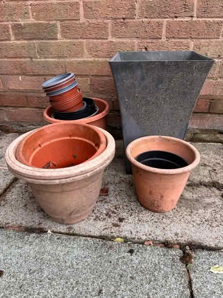 Photo of free A selection of plastic plant pots (Hale L24) #1