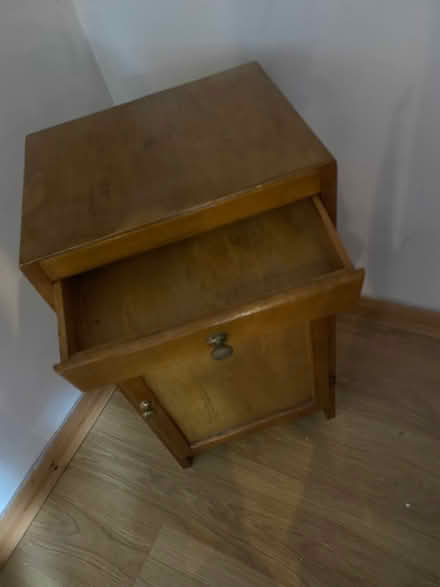 Photo of free Sm wood cabinet with brass knob (Mitcham) #3