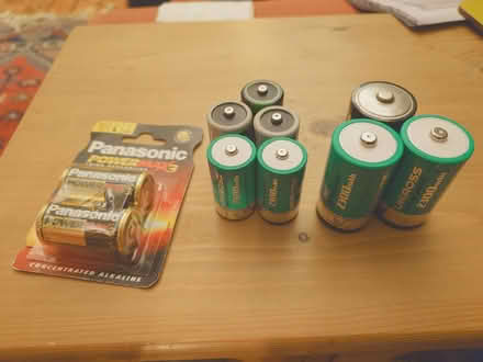 Photo of free Loads of C and D batteries rechargeable and a few disposable (Castle MK40) #1