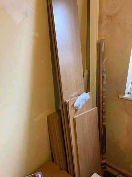 Photo of free IKEA Billy Bookcase tall pine effect (High Green S35) #1