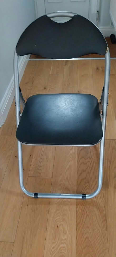 Photo of free Folding metal framed chair (Bedhampton PO9) #2