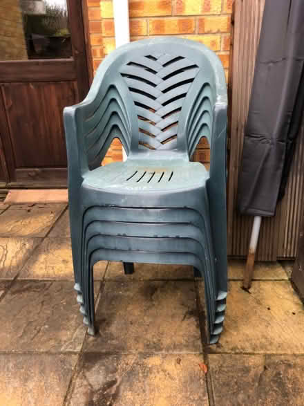 Photo of free 5 garden chairs (Aldershot GU11) #2