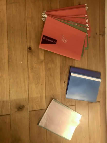 Photo of free Filing cabinet hanging files + plastic folders (Bennett's Cross TQ9) #3