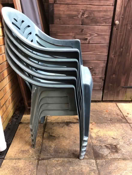 Photo of free 5 garden chairs (Aldershot GU11) #1