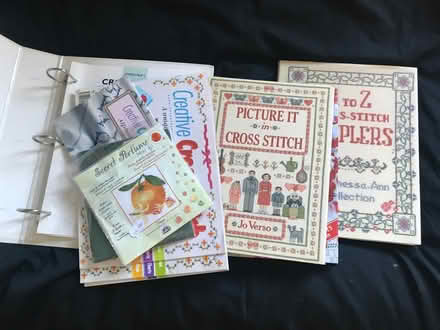 Photo of free Embroidery books etc. (Wootton OX13) #3