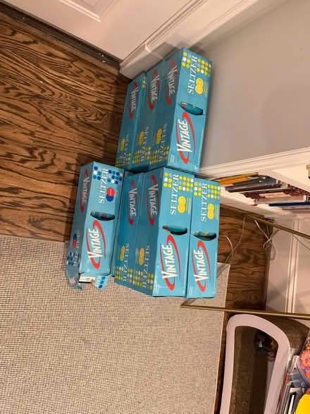 Photo of free 10 cases of vintage seltzer (Cleveland Park) #1
