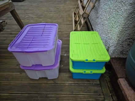 Photo of free 4x storage boxes (Harley Shute TN38) #2