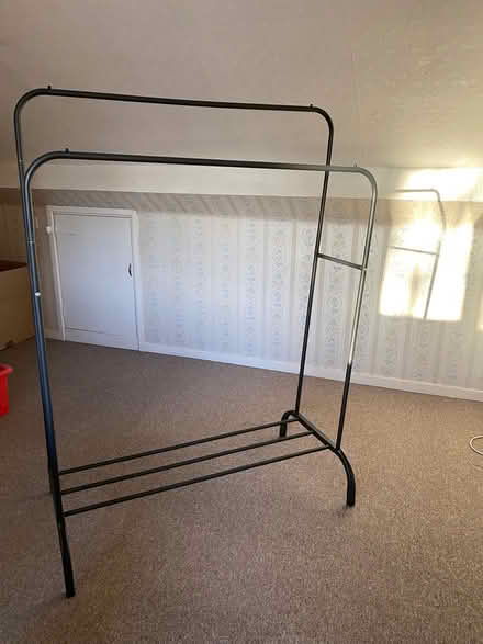 Photo of free Double clothes rail (Courthouse Green CV6) #1