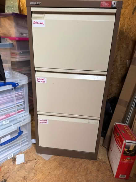 Photo of free 3 drawer filing cabinet (TN13) #1