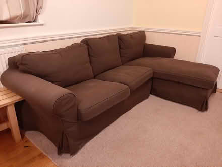 Photo of free IKEA Corner Sofa: Brown (IP7) #1