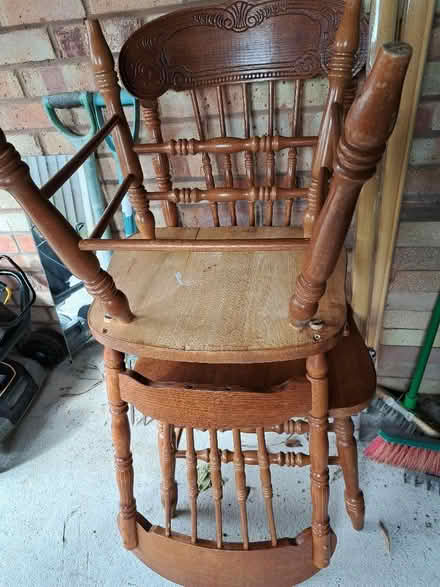 Photo of free Solid Table, 2 Carvers, 2 Straight Chairs (Wirksworth DE4) #4