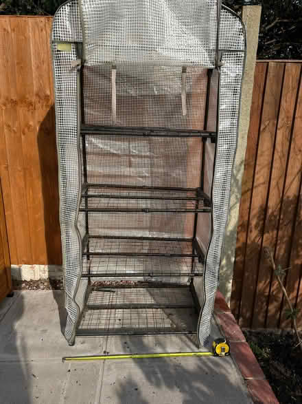 Photo of free Mini greenhouse, metal frame, polythene cover (Wake Green B13) #2