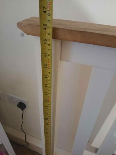 Photo of free Battered wooden headboard (Edge of moss. SK11) #4