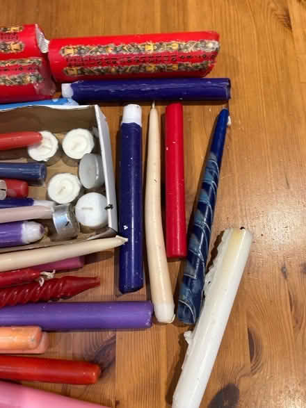 Photo of free Mixed candles 30+ part used, not all have wick (Shenley Fields B29) #2
