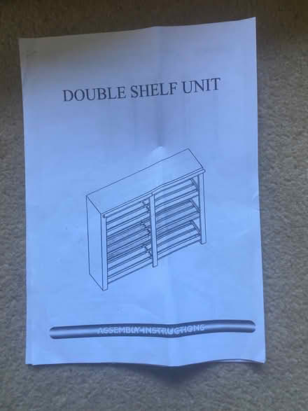 Photo of free Double shelf unit (Wentnor SY9) #1