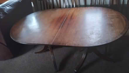 Photo of free Mahogany table and 6 chairs (St Helen's, fingerpost) #1