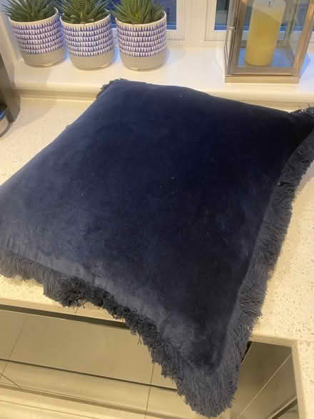Photo of free New large M&S velvet cushion (Lexden Colchester CO3) #2