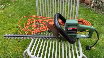 Photo of free Bosch 380w electric hedge trimmer (Guildford GU1) #1