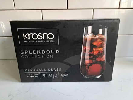 Photo of free 6 x highball glasses (Tonbridge road,Maidstone) #1