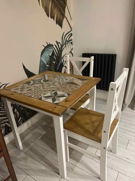 Photo of free Square table with two chairs (LE2 Aylestone) #2