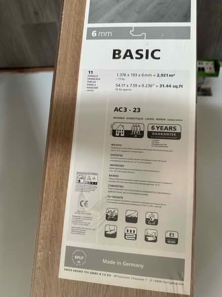 Photo of free Box of flooring (Southfields) #2