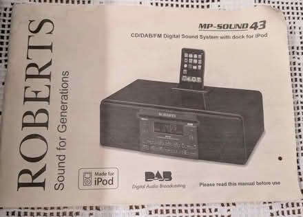 Photo of free Roberts DAB Radio and CD Player (Farnborough Park GU14) #2