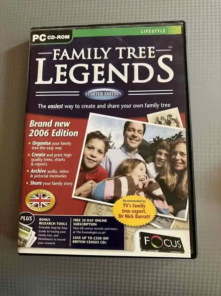 Photo of free Family Tree for pc (Brinnington SK5) #1